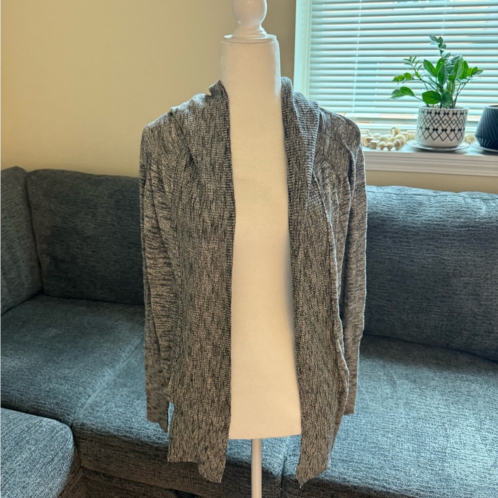 Maurices Gray Open-Front Cardigan